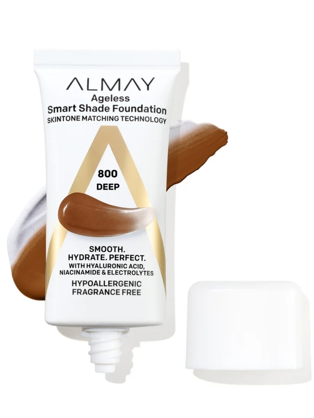 🛍 Almay Smart Shade Foundation 800 Deep -  With Skin Tone Matching Technology
